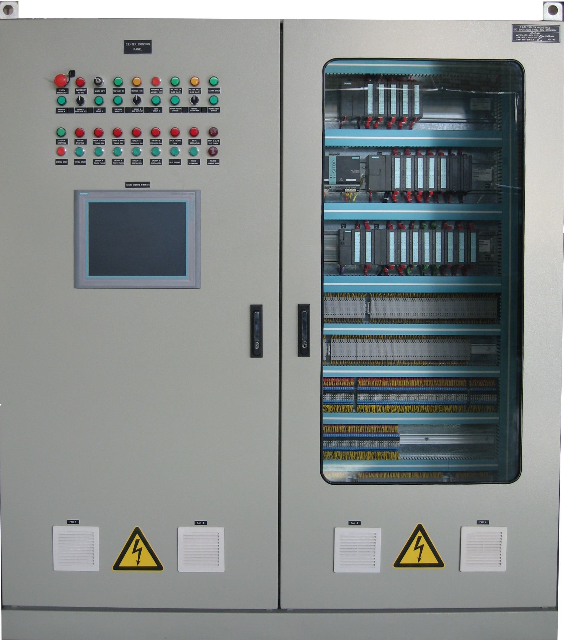 PLC / HMI automation and monitoring boards